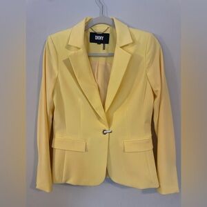DKNY Women's Yellow Blazer